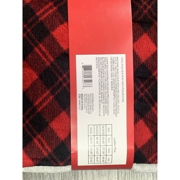 Holiday Style Christmas Women's 2 Piece Pajama Set Plus Size 2X - Picture 4 of 5